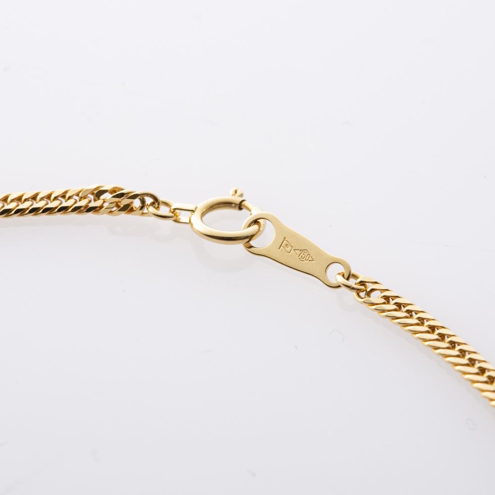 ジュエリー JEWELRY 喜平 ネックレス K18 イエローゴールド 6面ダブル 50cm F-L-GNWC-50-A001【FITHOUSE ONLINE SHOP】