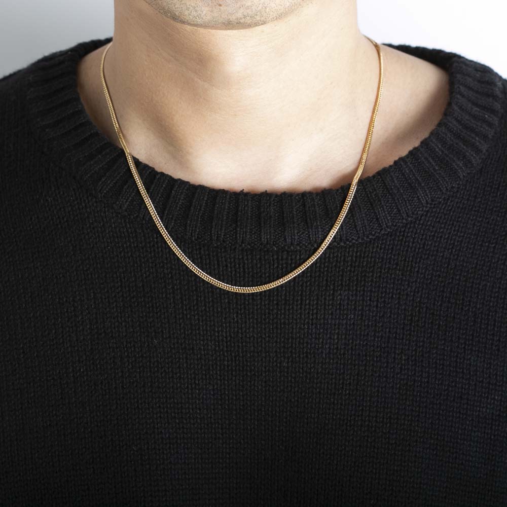 ジュエリー JEWELRY 喜平 ネックレス K18 イエローゴールド 6面ダブル 50cm F-L-GNWC-50-A001【FITHOUSE ONLINE SHOP】