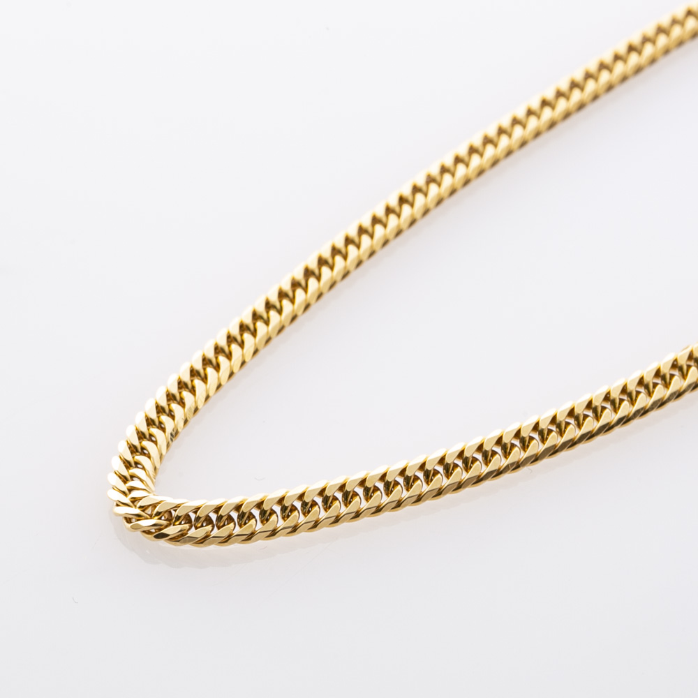 ジュエリー JEWELRY 喜平 ネックレス K18 イエローゴールド 6面ダブル 60cm F-L-GNWD-60-A001【FITHOUSE ONLINE SHOP】
