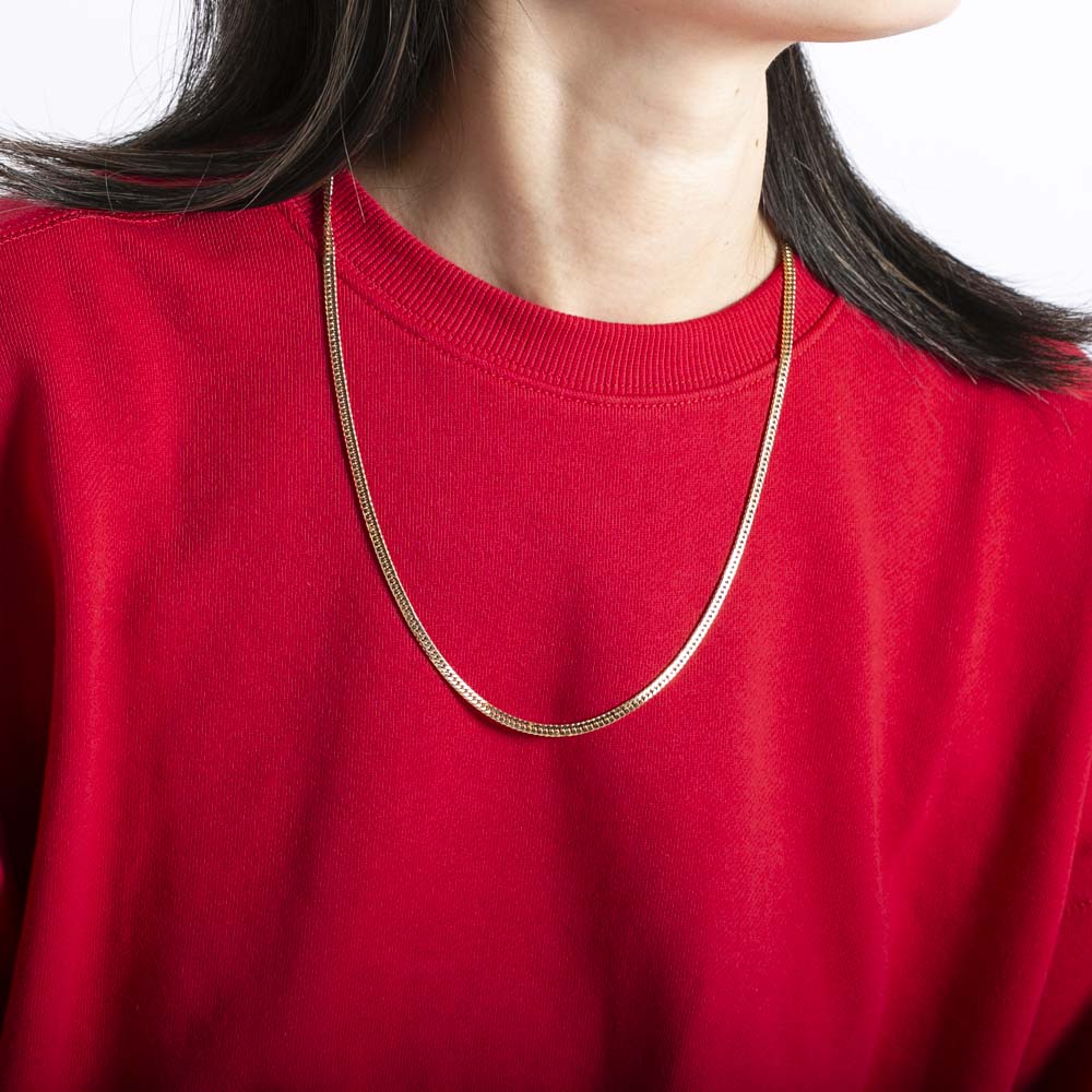 ジュエリー JEWELRY 喜平 ネックレス K18 イエローゴールド 6面ダブル 60cm F-L-GNWD-60-A001【FITHOUSE ONLINE SHOP】