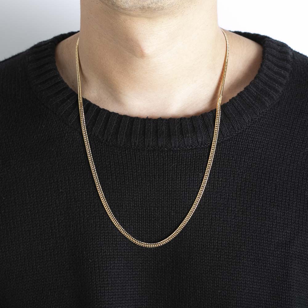 ジュエリー JEWELRY 喜平 ネックレス K18 イエローゴールド 6面ダブル 60cm F-L-GNWD-60-A001【FITHOUSE ONLINE SHOP】