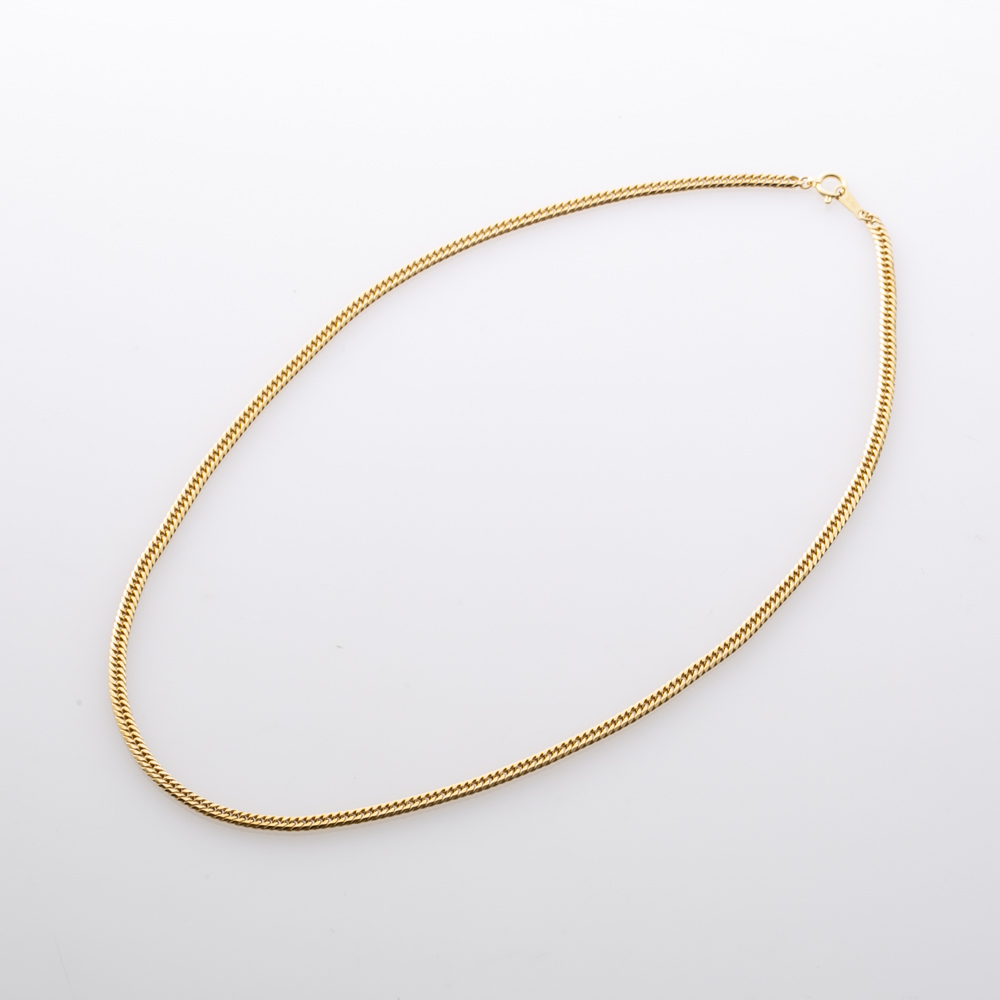 ジュエリー JEWELRY 喜平 ネックレス K18 イエローゴールド 6面ダブル 50cm F-L-GNWD-50-A001【FITHOUSE ONLINE SHOP】