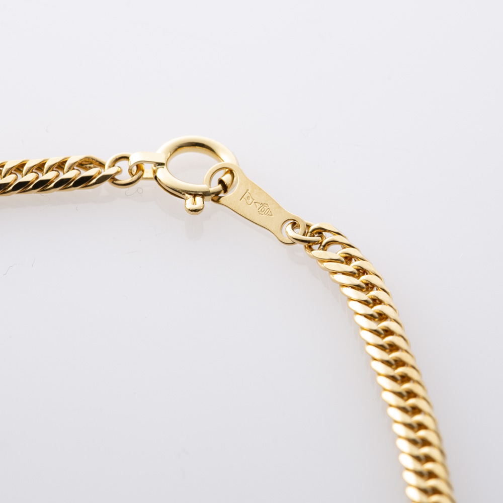 ジュエリー JEWELRY 喜平 ネックレス K18 イエローゴールド 6面ダブル 50cm F-L-GNWD-50-A001【FITHOUSE ONLINE SHOP】