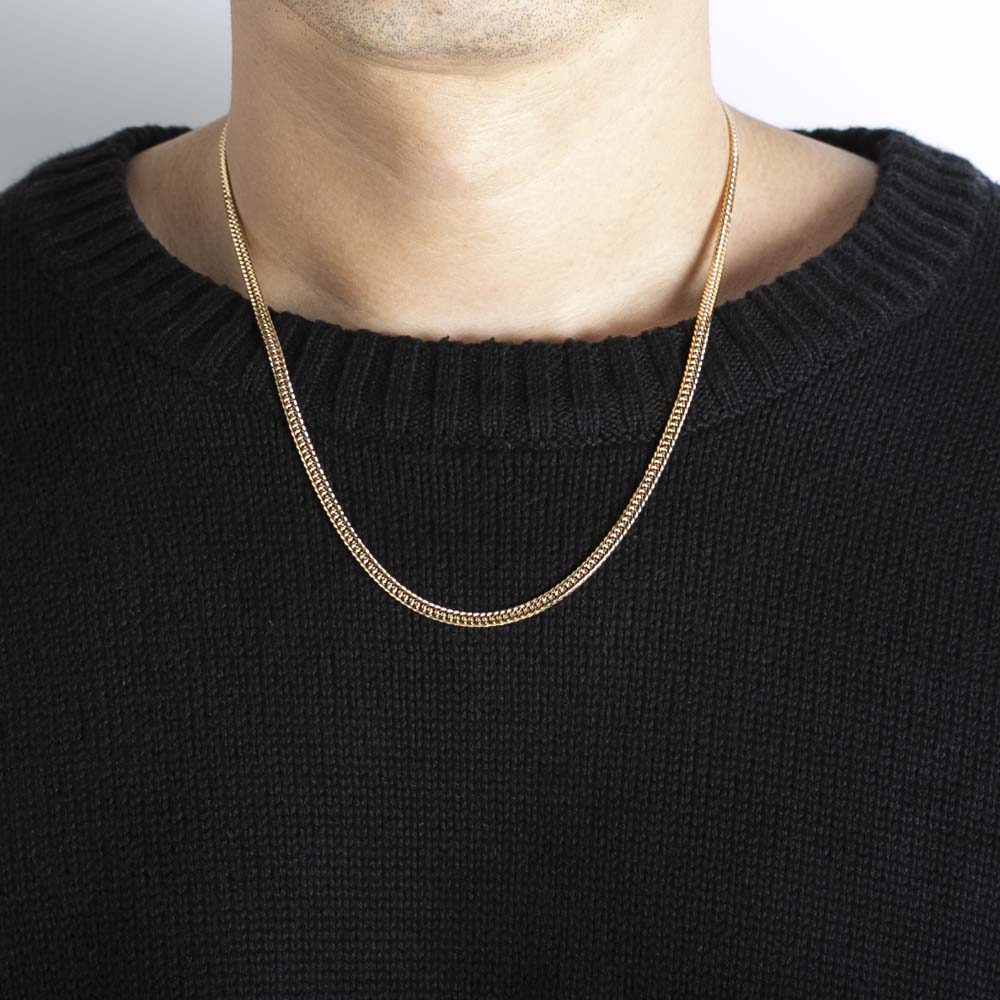 ジュエリー JEWELRY 喜平 ネックレス K18 イエローゴールド 6面ダブル 50cm F-L-GNWD-50-A001【FITHOUSE ONLINE SHOP】