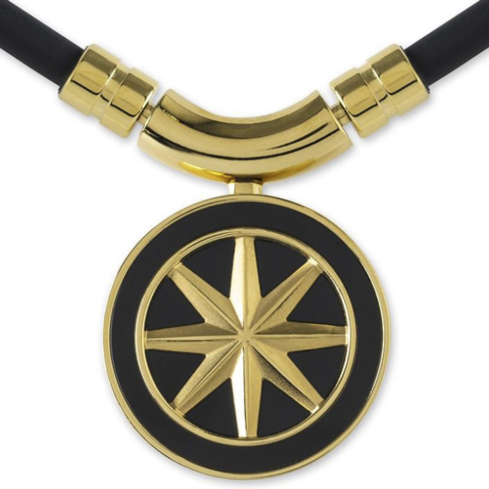 バンデル BANDEL ネックレス Healthcare Necklace Earth (Black × Gold) 47cm HLCNEBG47【FITHOUSE ONLINE SHOP】