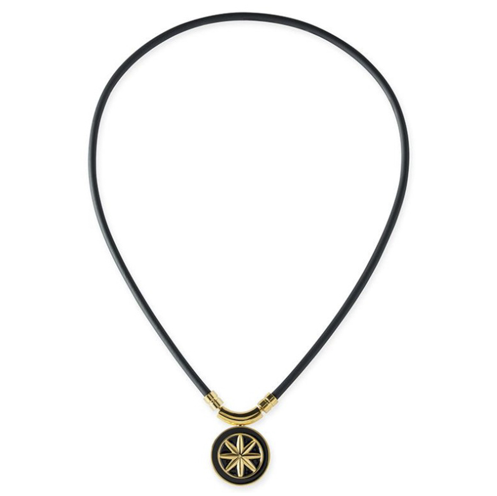 バンデル BANDEL ネックレス Healthcare Necklace Earth (Black × Gold) 47cm HLCNEBG47【FITHOUSE ONLINE SHOP】