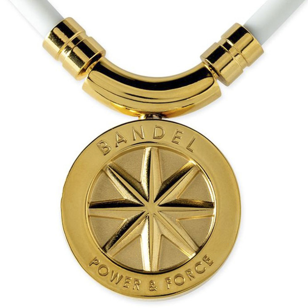 バンデル BANDEL ネックレス Healthcare Necklace Earth (White × Gold) 47cm HLCNEWG47【FITHOUSE ONLINE SHOP】