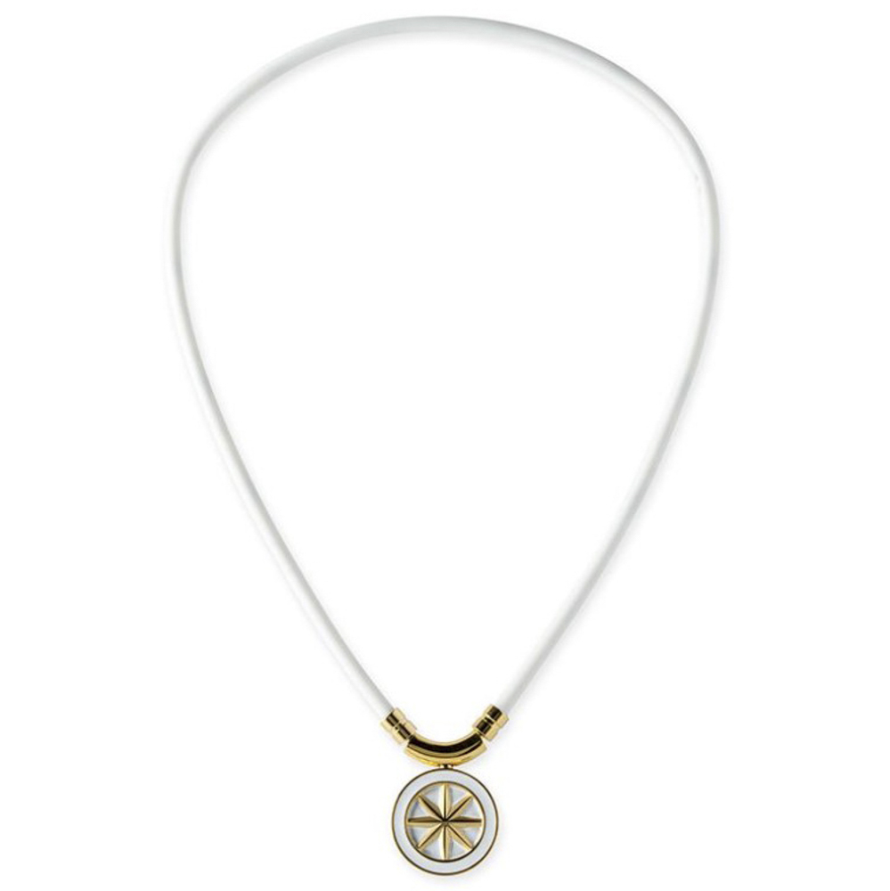 バンデル BANDEL ネックレス Healthcare Necklace Earth (White × Gold) 47cm HLCNEWG47【FITHOUSE ONLINE SHOP】