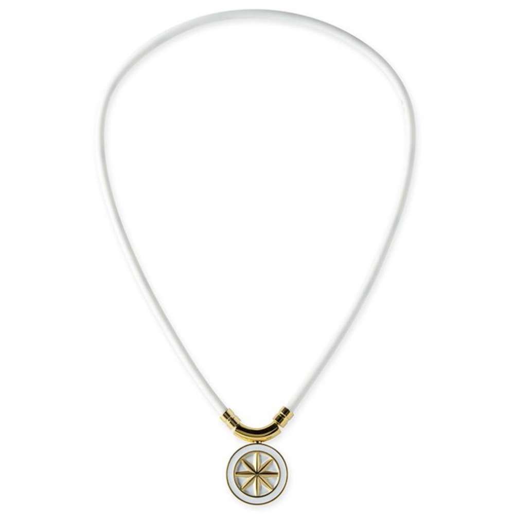 バンデル BANDEL ネックレス Healthcare Necklace Earth (White × Gold) 52cm HLCNEWG52【FITHOUSE ONLINE SHOP】