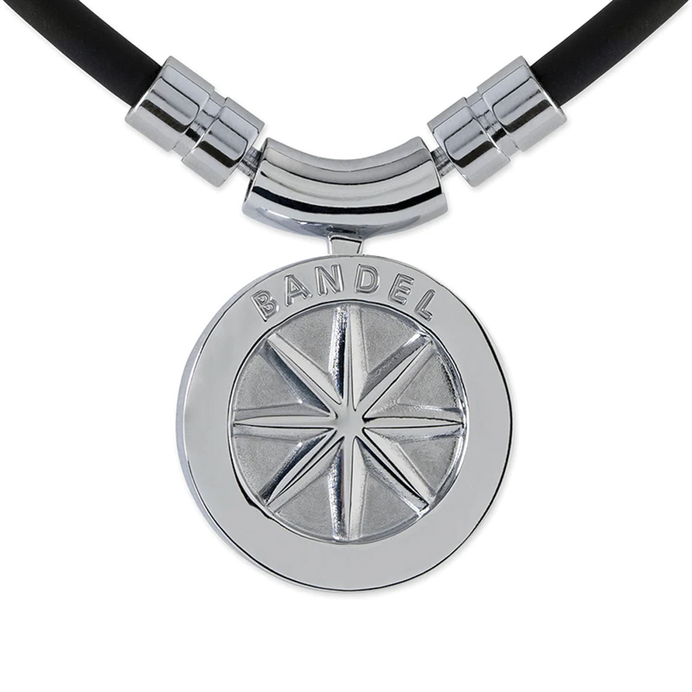 バンデル BANDEL ネックレス Healthcare Fine Necklace Earth mini (Black × Silver) 43cm HLCFNEBS43【FITHOUSE ONLINE SHOP】