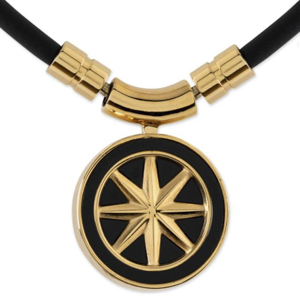 バンデル BANDEL ネックレス Healthcare Fine Necklace Earth mini (Black × Gold) 43cm HLCFNEBG43【FITHOUSE ONLINE SHOP】