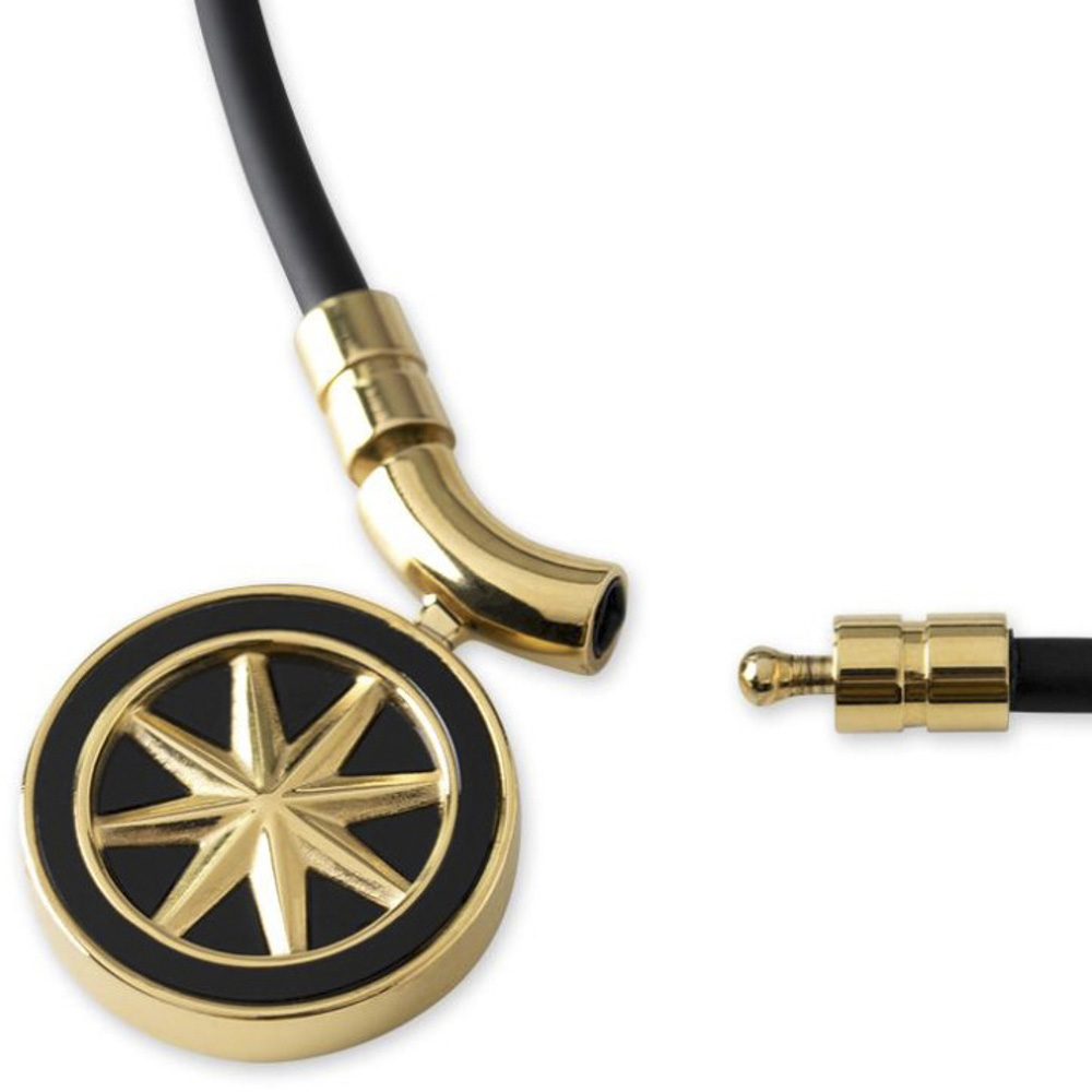 バンデル BANDEL ネックレス Healthcare Fine Necklace Earth mini (Black × Gold) 43cm HLCFNEBG43【FITHOUSE ONLINE SHOP】