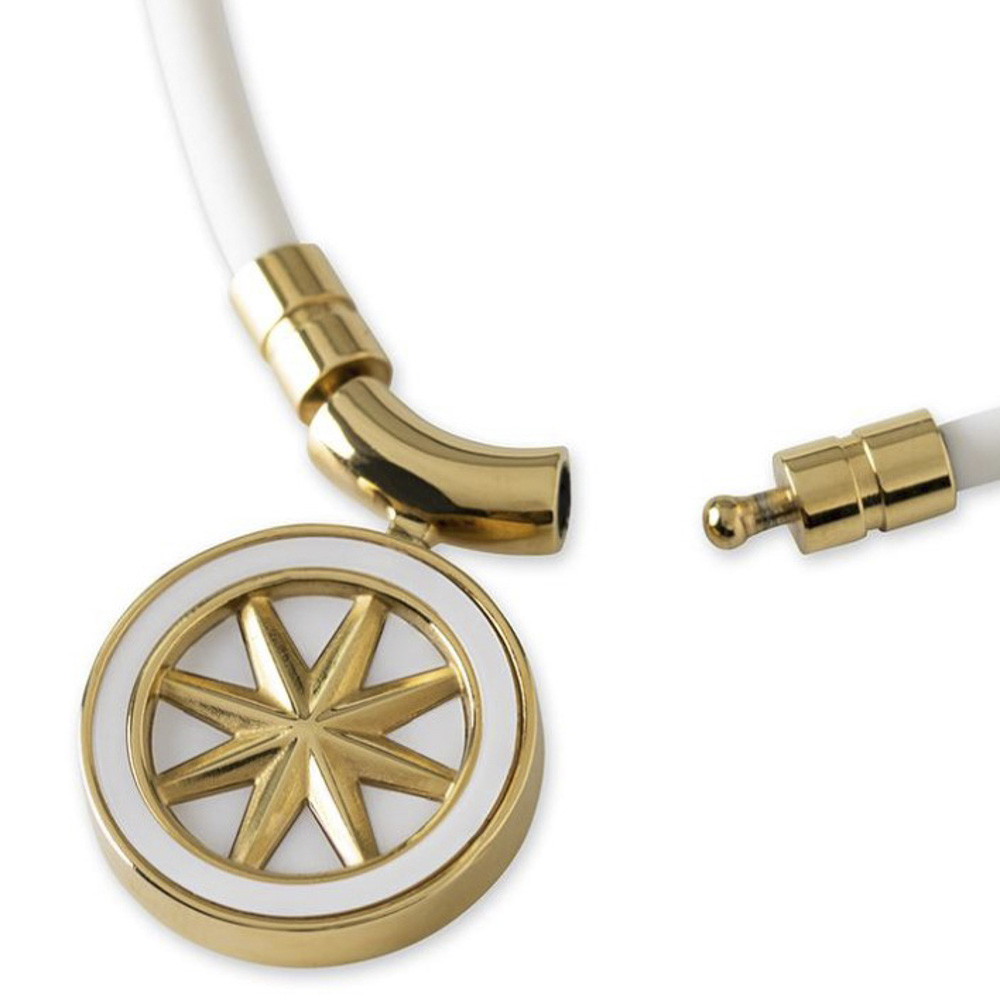 バンデル BANDEL ネックレス Healthcare Fine Necklace Earth mini (White × Gold) 43cm HLCFNEWG43【FITHOUSE ONLINE SHOP】