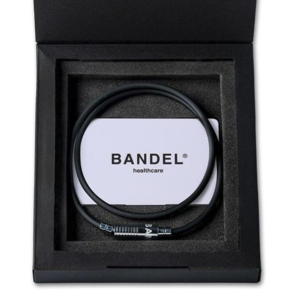 バンデル BANDEL ネックレス Healthcare Necklace Neutral (Black × Silver) 47cm HLCNNBS47【FITHOUSE ONLINE SHOP】
