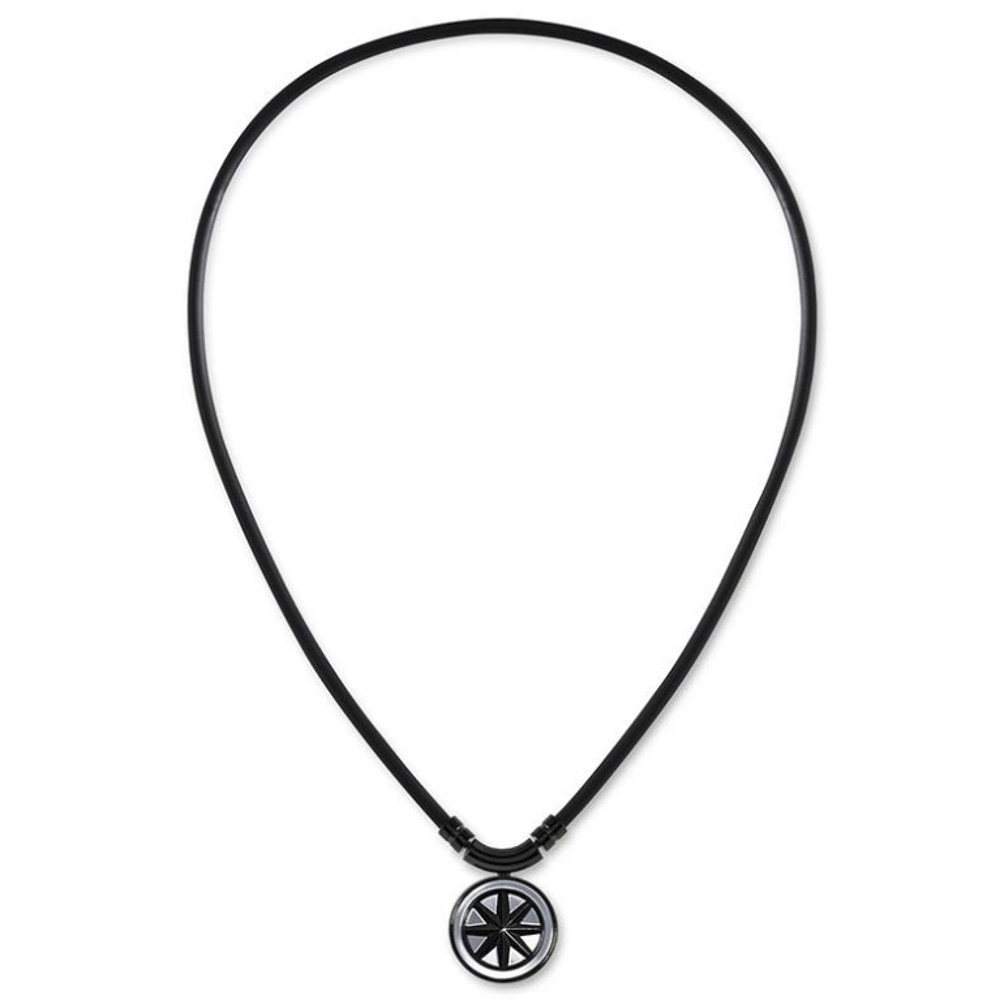 バンデル BANDEL ネックレス Healthcare Necklace Earth “Cosmic Edition” (All Black Silver) 52cm HLCNEABS52【FITHOUSE ONLINE SHOP】