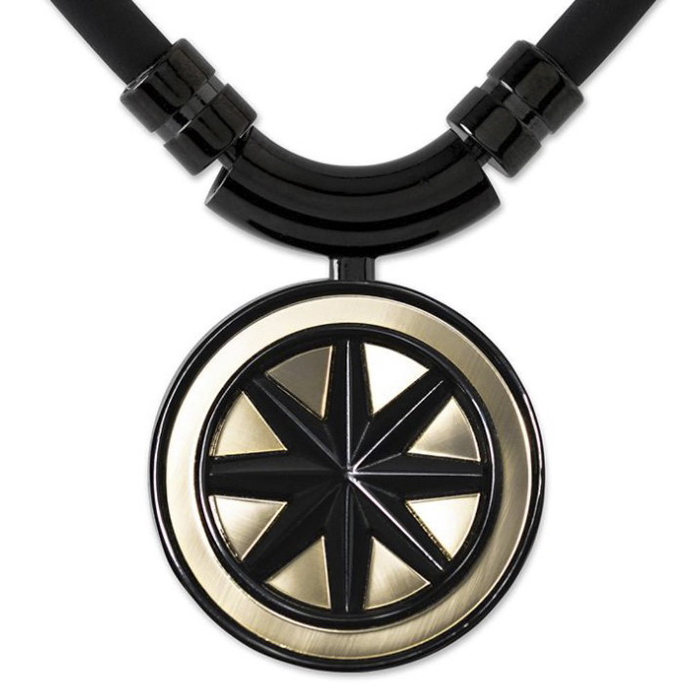 レビュー投稿で選べる特典 BANDEL healthcare 47cm Black×Gold ネックレス