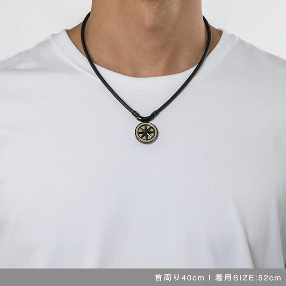 バンデル BANDEL ネックレス Healthcare Necklace Earth “Cosmic Edition” (All Black Gold) 52cm HLCNEABG52【FITHOUSE ONLINE SHOP】