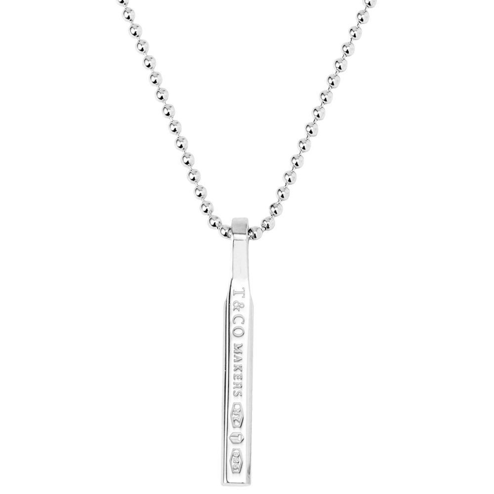 超高品質で人気の TIFFANY ティファニー メイカーズバー ネックレス 