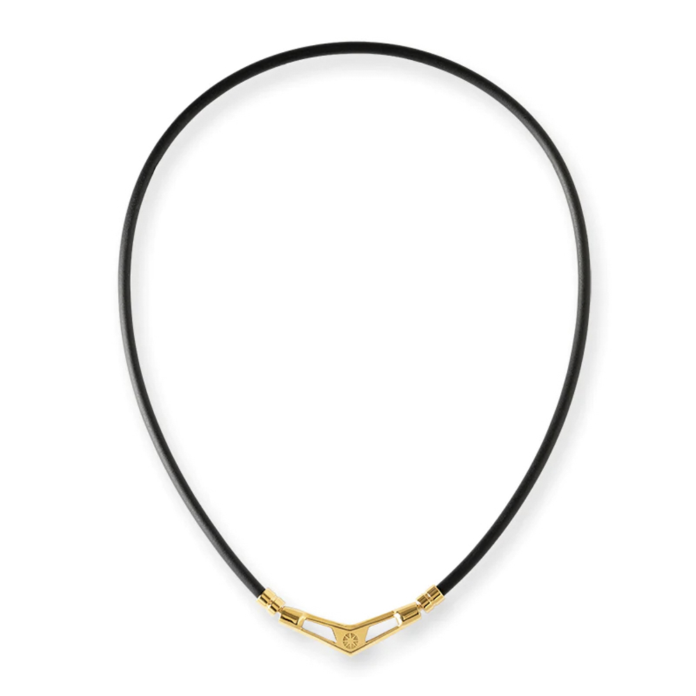 バンデル BANDEL ネックレス Healthcare Necklace V1 (Black × Gold) 49cm HLCV-M-BG【FITHOUSE ONLINE SHOP】