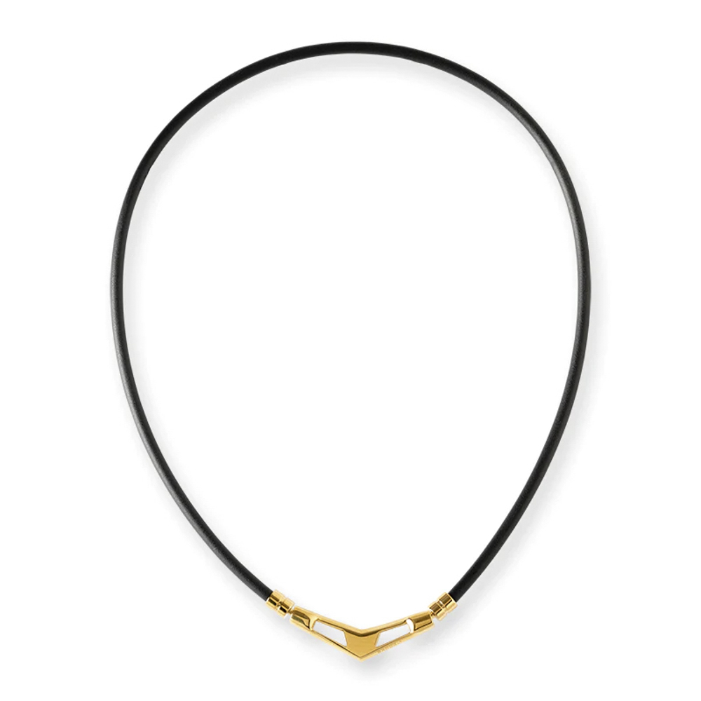 バンデル BANDEL ネックレス Healthcare Necklace V1 (Black × Gold) 49cm HLCV-M-BG【FITHOUSE ONLINE SHOP】