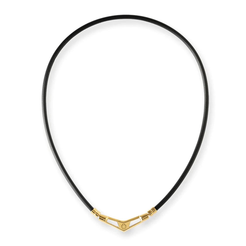 バンデル BANDEL ネックレス Healthcare Necklace V1 (Black × Gold) 54cm HLCV-L-BG【FITHOUSE ONLINE SHOP】