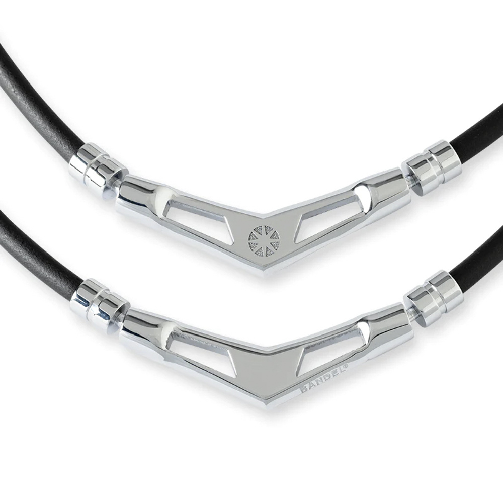 バンデル BANDEL ネックレス Healthcare Necklace V1 (Black × Silver) 54cm HLCV-L-BS【FITHOUSE ONLINE SHOP】
