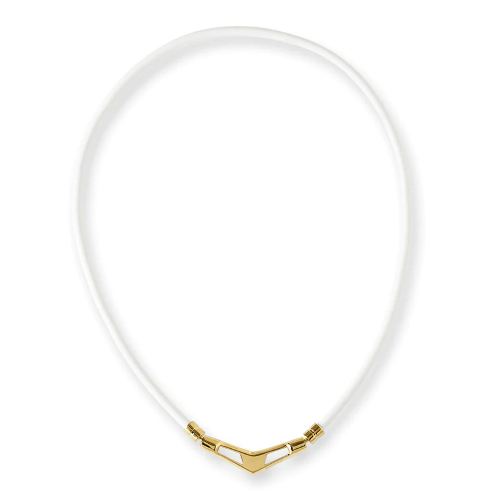 バンデル BANDEL ネックレス Healthcare Necklace V1 (White × Gold) 49cm HLCV-M-WG【FITHOUSE ONLINE SHOP】