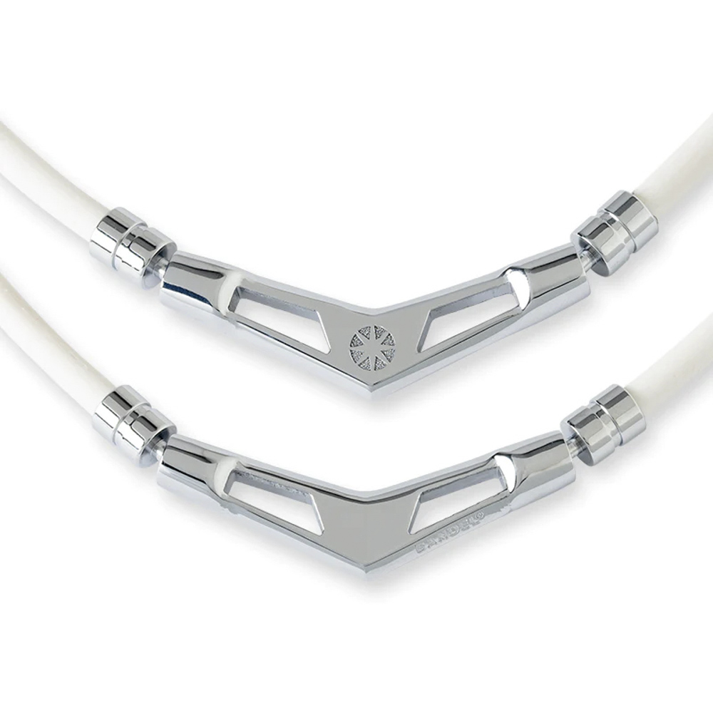 バンデル BANDEL ネックレス Healthcare Necklace V1 (White × Silver) 49cm HLCV-M-WS【FITHOUSE ONLINE SHOP】