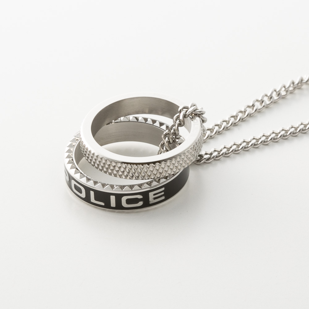 ポリス POLICE ネックレス DUO ダブルリング ネックレス GN0032701【FITHOUSE ONLINE SHOP】