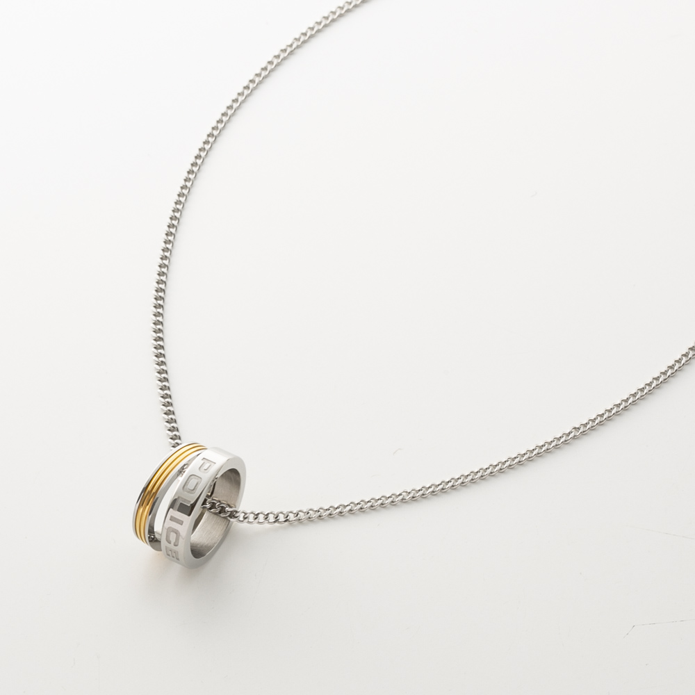 ポリス POLICE ネックレス DUO ダブルリング ネックレス GN0032702【FITHOUSE ONLINE SHOP】