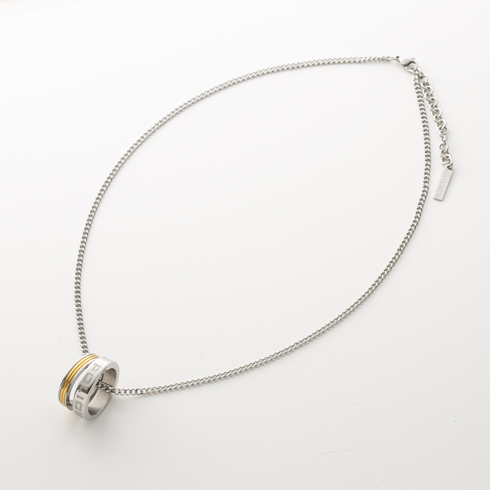 ポリス POLICE ネックレス DUO ダブルリング ネックレス GN0032702【FITHOUSE ONLINE SHOP】
