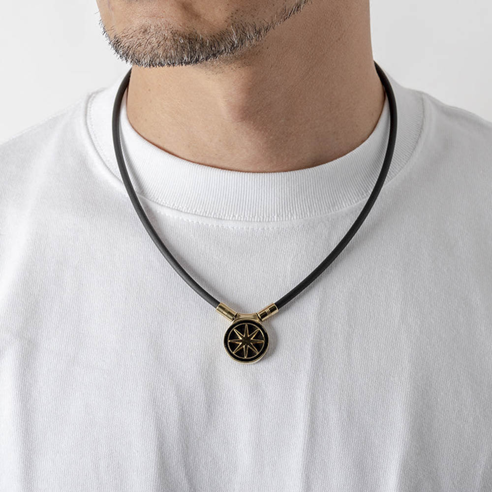 バンデル BANDEL ネックレス Healthcare Necklace Earth 2.0(Black×Gold) 52cm HLCNE2BG52【FITHOUSE ONLINE SHOP】