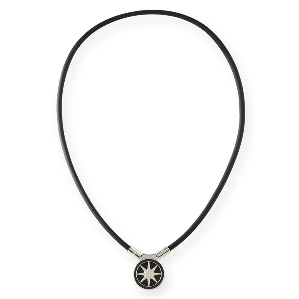 バンデル BANDEL ネックレス Healthcare Necklace Earth 2.0(Black×Silver) 52cm HLCNE2BS52【FITHOUSE ONLINE SHOP】