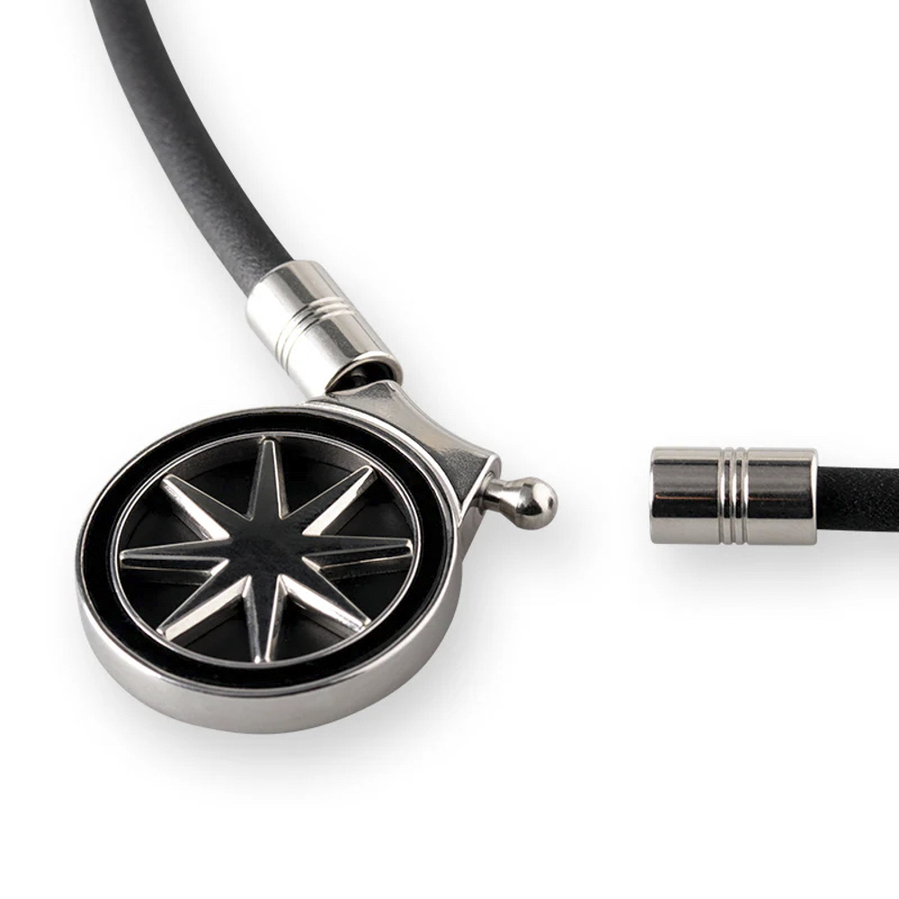 バンデル BANDEL ネックレス Healthcare Necklace Earth 2.0(Black×Silver) 52cm HLCNE2BS52【FITHOUSE ONLINE SHOP】