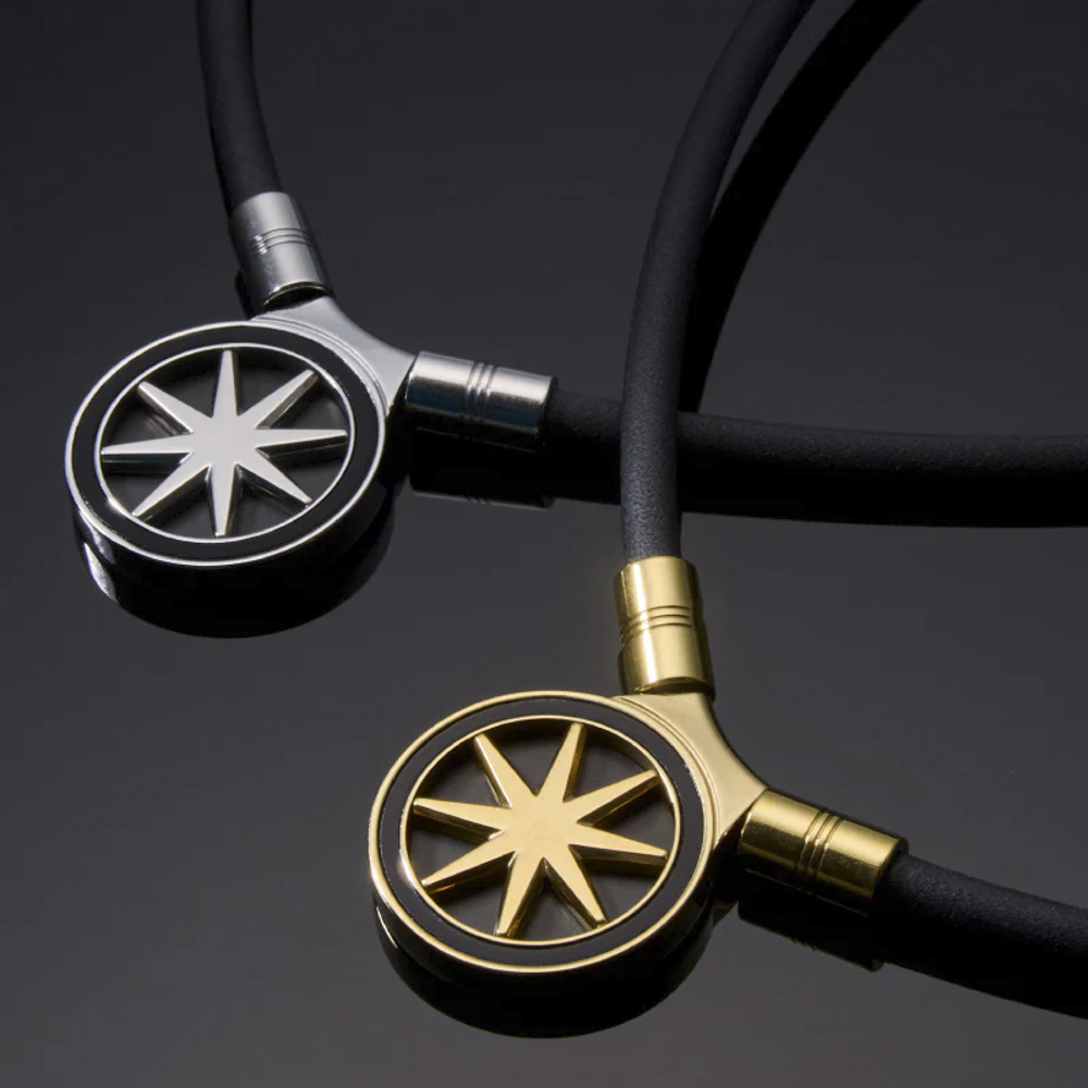 バンデル BANDEL ネックレス Healthcare Necklace Earth 2.0(Black×Silver) 52cm HLCNE2BS52【FITHOUSE ONLINE SHOP】