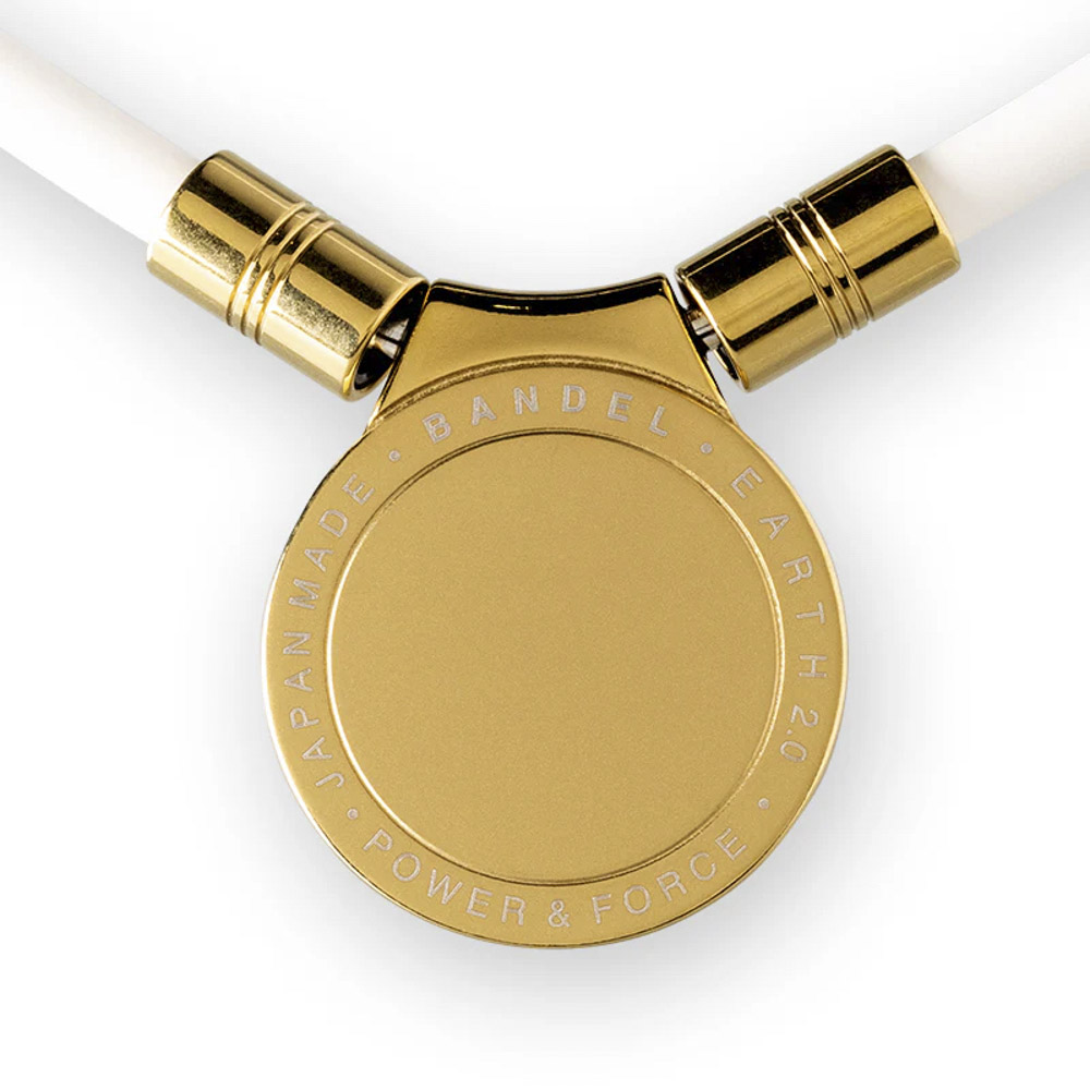 バンデル BANDEL ネックレス Healthcare Necklace Earth 2.0(White×Gold) 47cm HLCNE2WG47【FITHOUSE ONLINE SHOP】