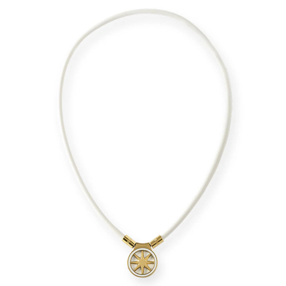 バンデル BANDEL ネックレス Healthcare Necklace Earth 2.0(White×Gold) 47cm HLCNE2WG47【FITHOUSE ONLINE SHOP】