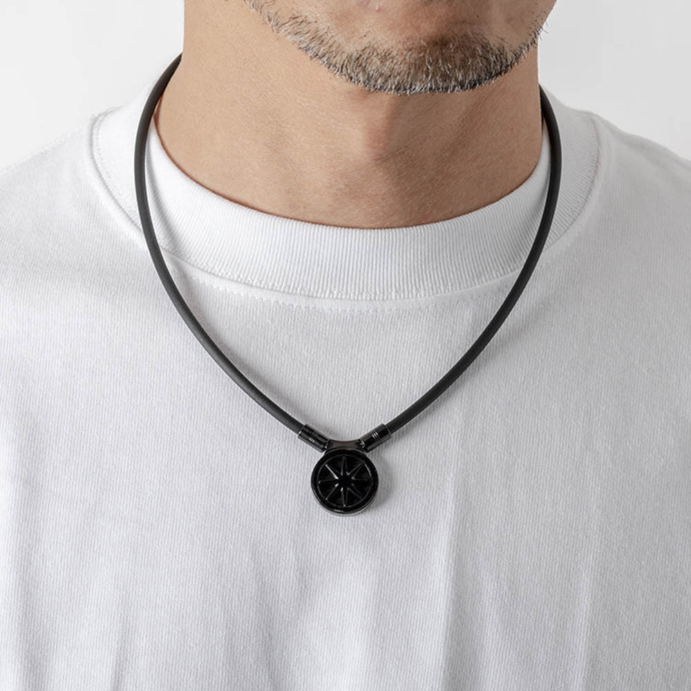 バンデル BANDEL ネックレス Healthcare Necklace Earth 2.0(All Black) 52cm HLCNE2AB52【FITHOUSE ONLINE SHOP】
