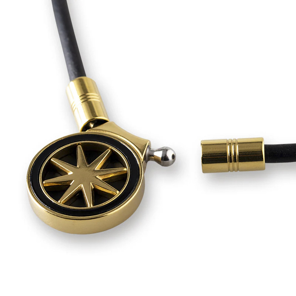 バンデル BANDEL ネックレス Healthcare Necklace Earth mini 2.0(Black×Gold) 52cm HLCFNE2BG52【FITHOUSE ONLINE SHOP】