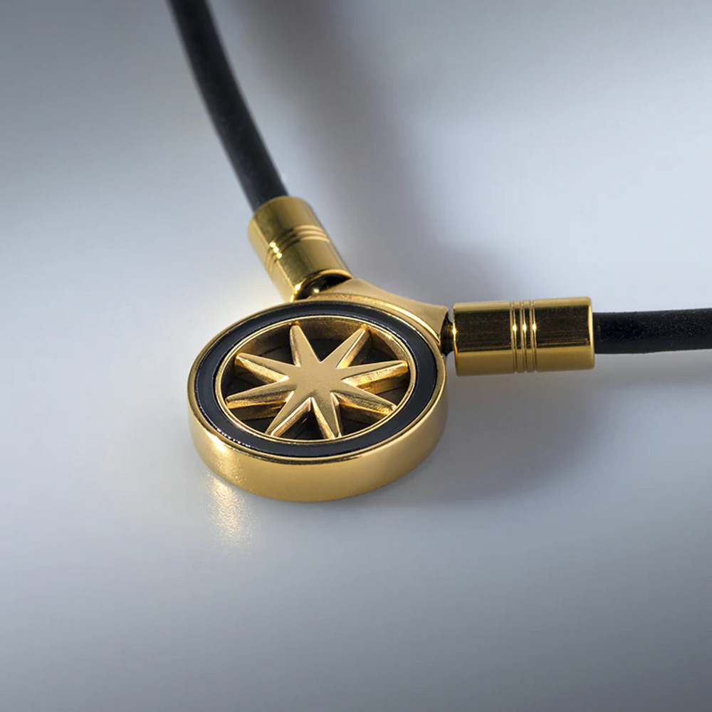 バンデル BANDEL ネックレス Healthcare Necklace Earth mini 2.0(Black×Gold) 52cm HLCFNE2BG52【FITHOUSE ONLINE SHOP】