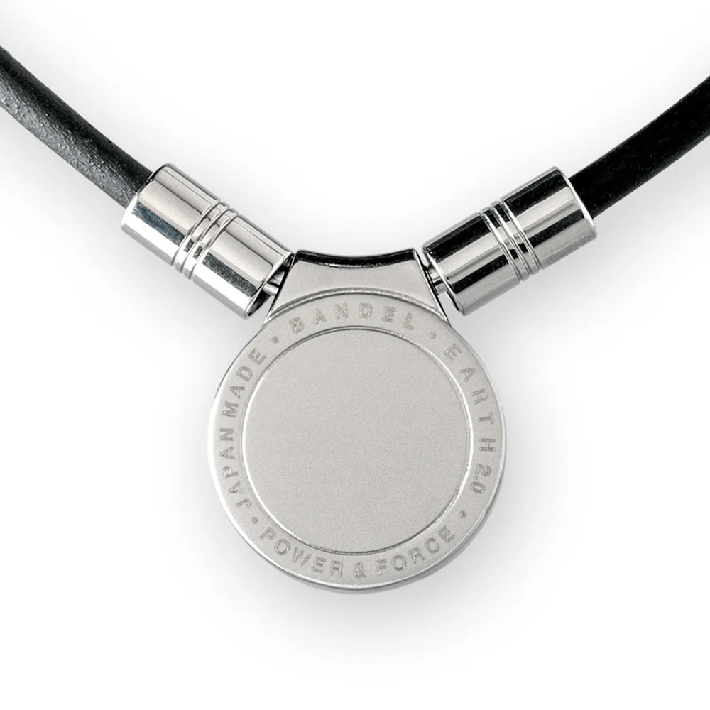 バンデル BANDEL ネックレス Healthcare Necklace Earth mini 2.0(Black×Silver) 47cm HLCFNE2BS47【FITHOUSE ONLINE SHOP】
