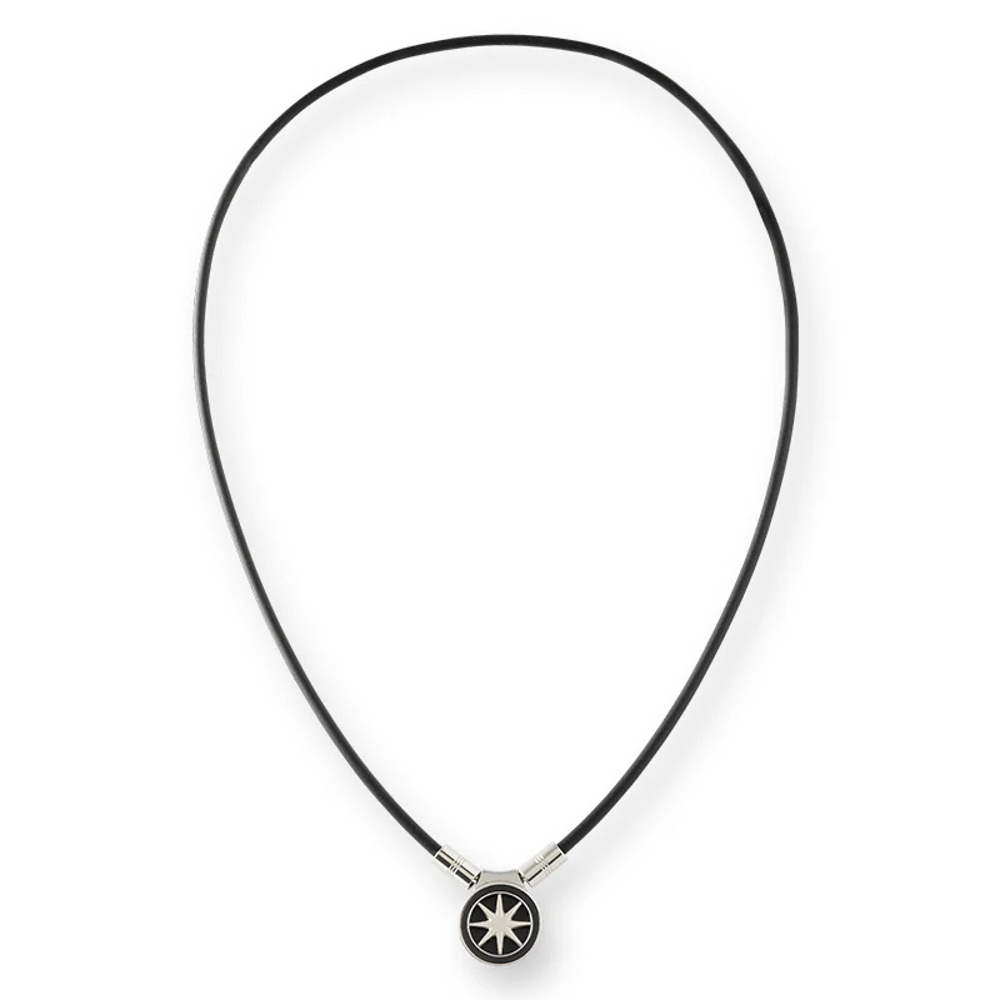 バンデル BANDEL ネックレス Healthcare Necklace Earth mini 2.0(Black×Silver) 47cm HLCFNE2BS47【FITHOUSE ONLINE SHOP】