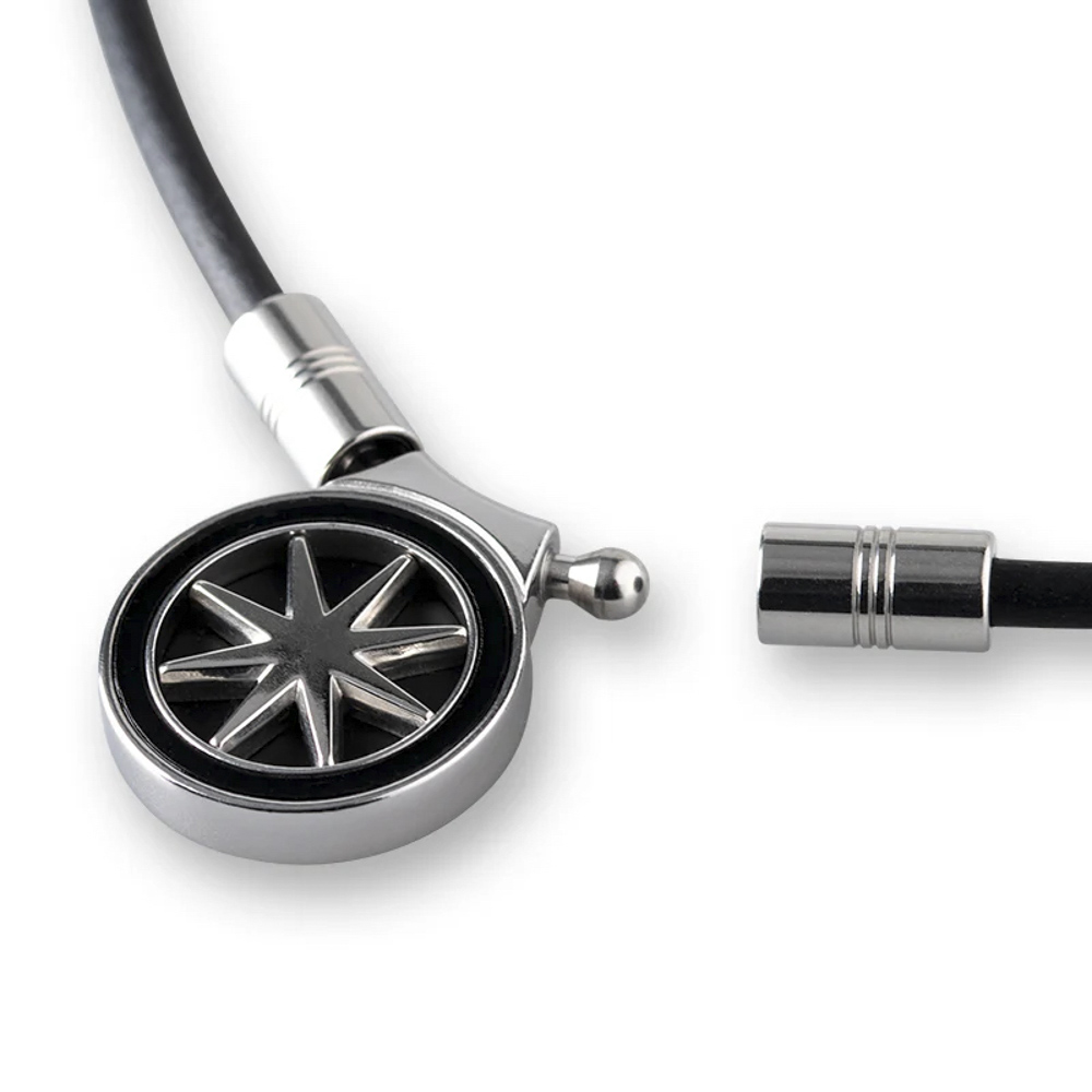 バンデル BANDEL ネックレス Healthcare Necklace Earth mini 2.0(Black×Silver) 47cm HLCFNE2BS47【FITHOUSE ONLINE SHOP】