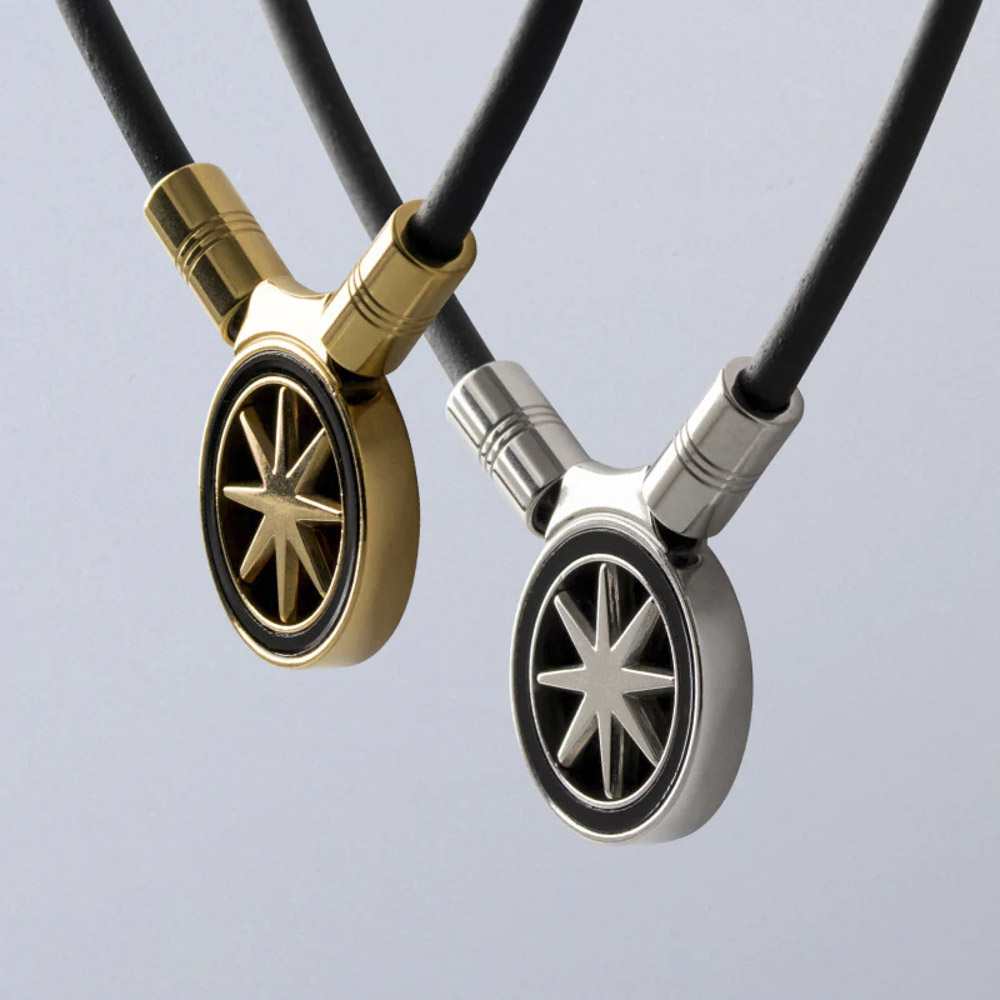 バンデル BANDEL ネックレス Healthcare Necklace Earth mini 2.0(Black×Silver) 47cm HLCFNE2BS47【FITHOUSE ONLINE SHOP】