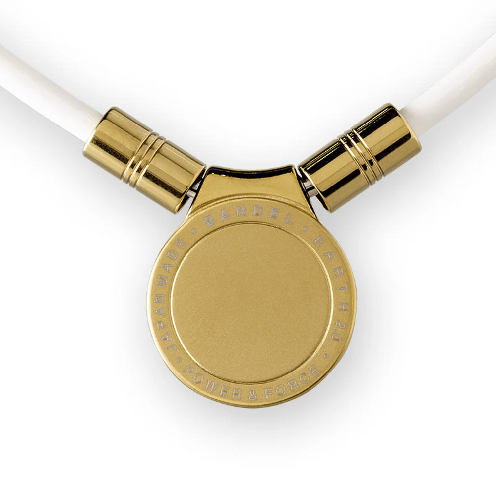 バンデル BANDEL ネックレス Healthcare Necklace Earth mini 2.0(White×Gold) 52cm HLCFNE2WG52【FITHOUSE ONLINE SHOP】