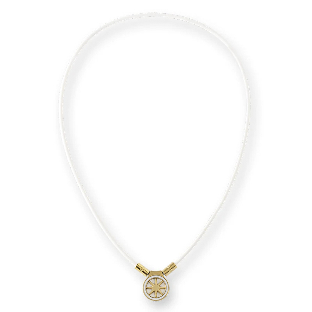 バンデル BANDEL ネックレス Healthcare Necklace Earth mini 2.0(White×Gold) 52cm HLCFNE2WG52【FITHOUSE ONLINE SHOP】