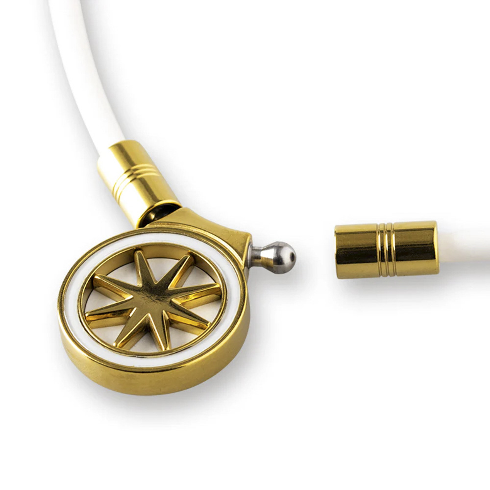 バンデル BANDEL ネックレス Healthcare Necklace Earth mini 2.0(White×Gold) 52cm HLCFNE2WG52【FITHOUSE ONLINE SHOP】