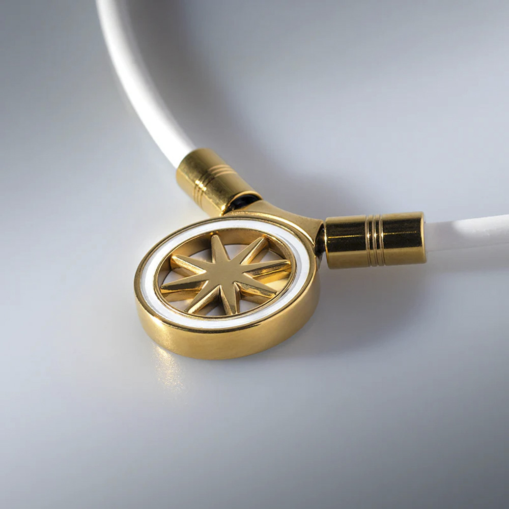 バンデル BANDEL ネックレス Healthcare Necklace Earth mini 2.0(White×Gold) 52cm HLCFNE2WG52【FITHOUSE ONLINE SHOP】