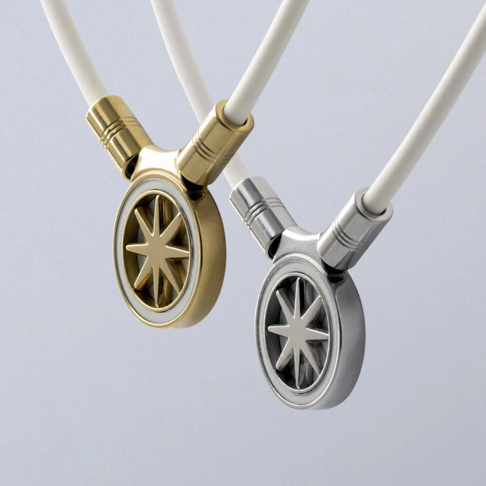 バンデル BANDEL ネックレス Healthcare Necklace Earth mini 2.0(White×Gold) 52cm HLCFNE2WG52【FITHOUSE ONLINE SHOP】