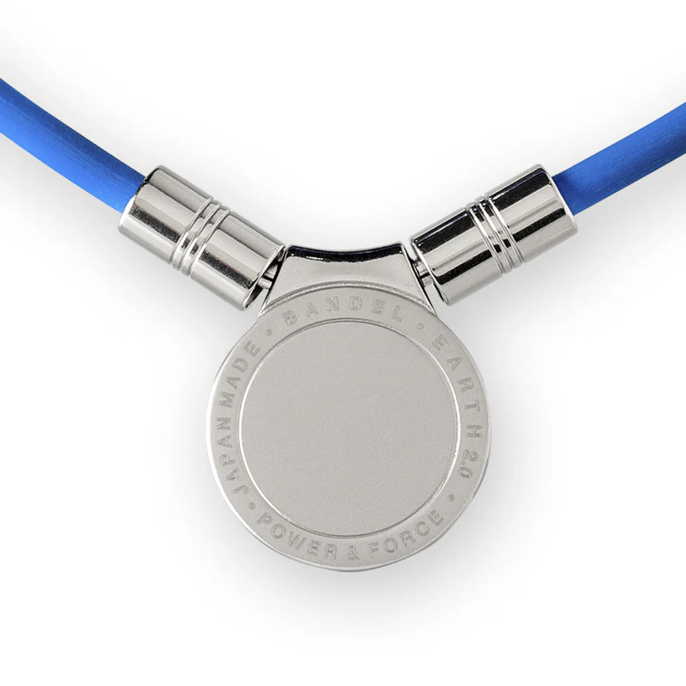 バンデル BANDEL ネックレス Healthcare Necklace Earth mini 2.0 青木瀬令奈モデル(Blue×Silver) 43cm HLCFNE2AS43【FITHOUSE ONLINE SHOP】